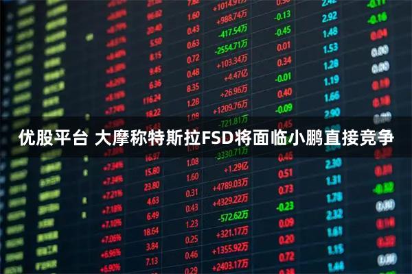 优股平台 大摩称特斯拉FSD将面临小鹏直接竞争